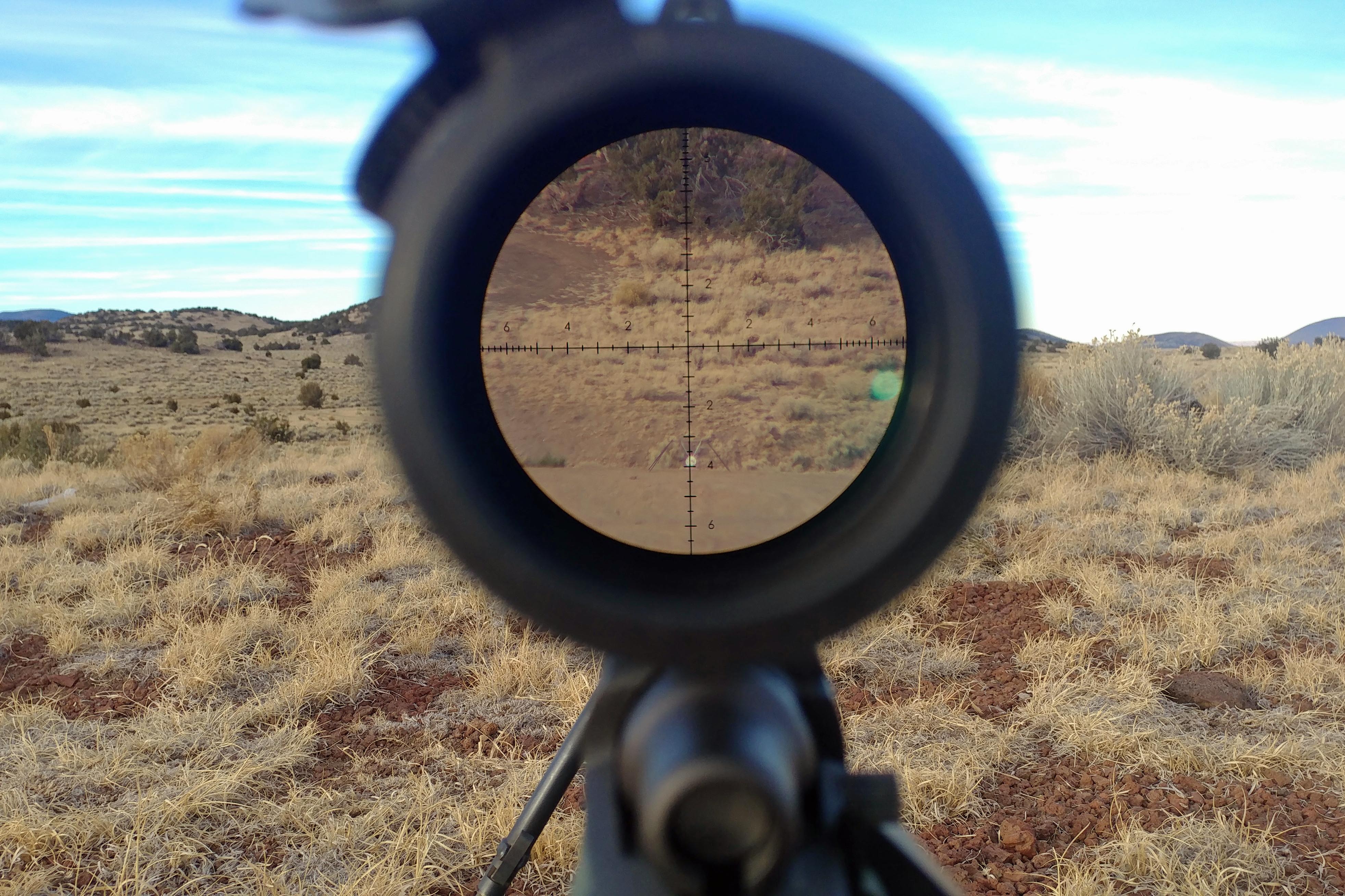 12 inch steel plate at 600 yards through x24 scope.JPG