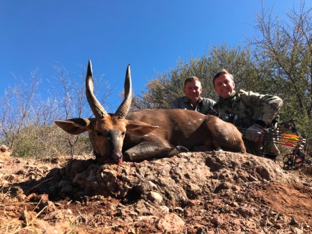 5. Cape Bushbuck w. Izak.JPG