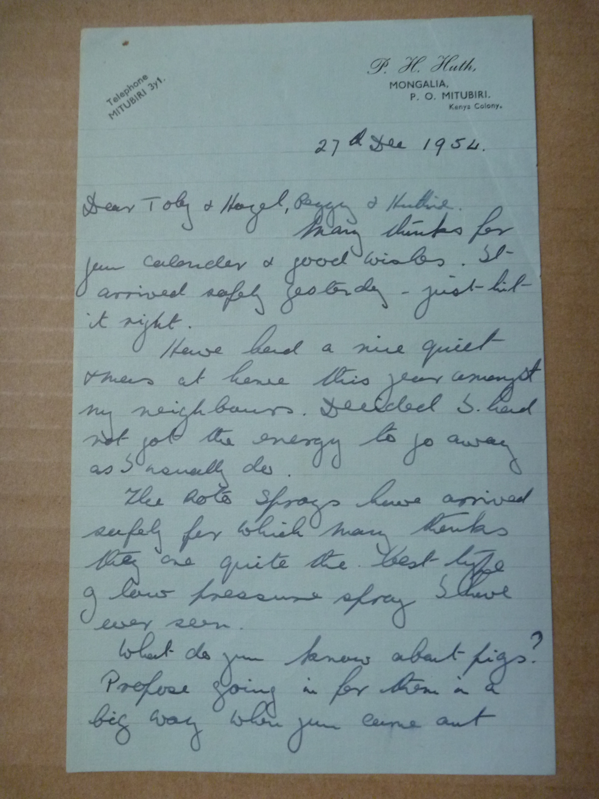 Letter - Dec 1954 #1.JPG