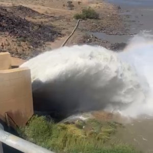 Sluices Opened At Naute Dam.mp4