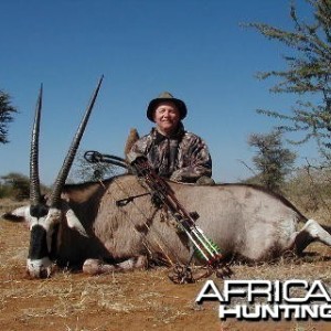 Bow Hunting Oryx in Namibia