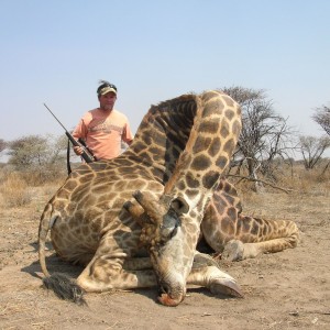 Giraffe Hunting in Namibia