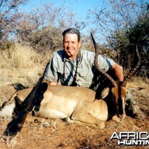 Black Faced Impala Hunting in Namibia