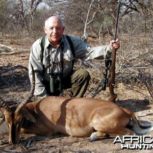 Black Faced Impala Hunting in Namibia