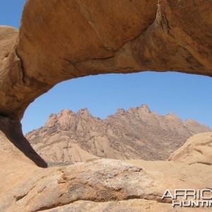 Arch Rock viewing Pondok Mountains