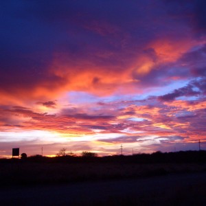 Africa Namibian Sunset