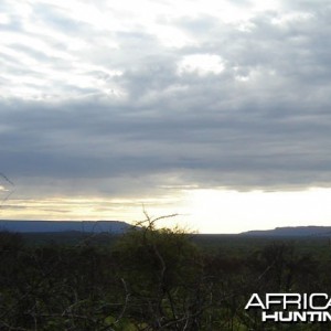 View of the Waterberg Plateau in Namibia