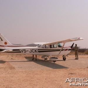 Plane on Runway