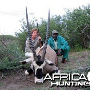 Hunting Gemsbok in Namibia