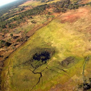 View of Zambia From The Plane