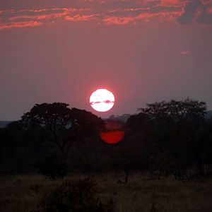 Sunset in Zambia