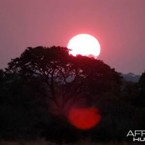 Sunset in Zambia