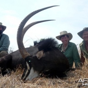 Sable hunted in Matetsi Unit 1 Zimbabwe