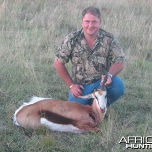 one horn springbok