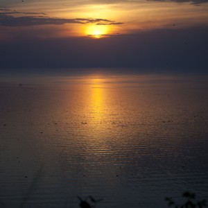 Sunset on Lake Albert Uganda