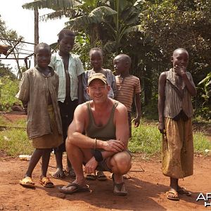 Me with some kids in Uganda