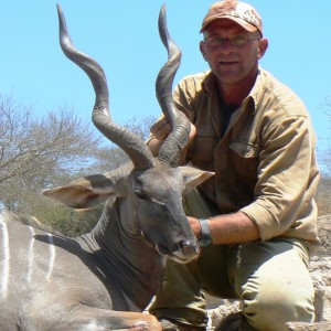 28" Lesser Kudu hunted in Tanzania