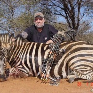 Bowhunting Zebra