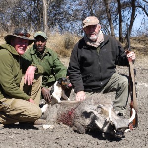 Hunting Warthog in Namibia