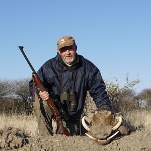 Hunting Warthog in Namibia