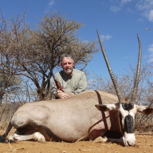 Hunting Gemsbok in Namibia