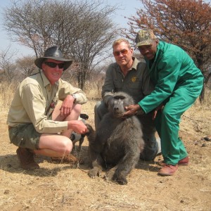 Hunting Chacma Baboon in Namibia