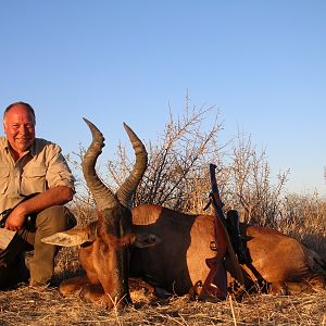 Hunting Red Hartebeest in Namibia