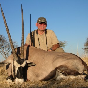 Hunting Gemsbok in Namibia