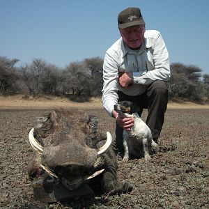 Hunting Warthog in Namibia