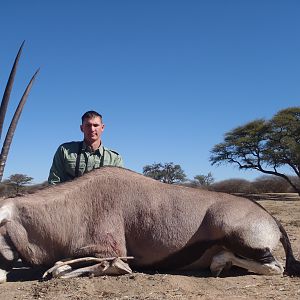 Hunting Gemsbok in Namibia