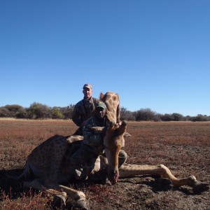 Hunting Giraffe in Namibia