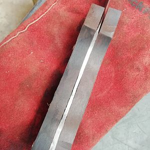 Forging camp/chopper knife for use on Safari