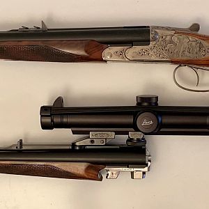 Krieghoff 470NE and 9.3x74 Rifle