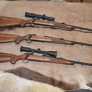 6.5x55 Rifle, Ruger 275 Rigby Rifle & 9.3x62 Rifle