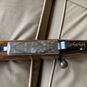 John Rigby & Co 416 Rigby rifle on a Double Square Bridge Magnum Mauser Action