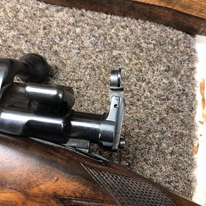 375 H&H by Holland & Holland Aperture sight windage adjustment