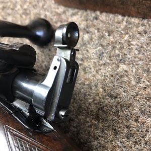 375 H&H by Holland & Holland Aperture sight windage adjustment