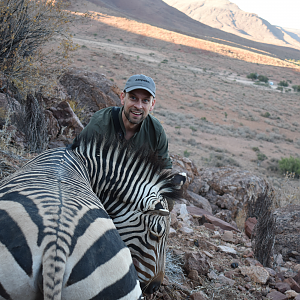 Namibia Hunting Hartmann's Mountain Zebra