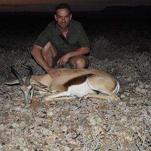 Hunting Springbok in Namibia