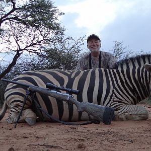 Namibia Hunt Burchell's Plain Zebra