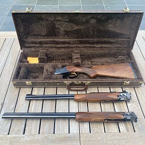 Browning 375 HH Magnum & 12 Bore Combo Rifle