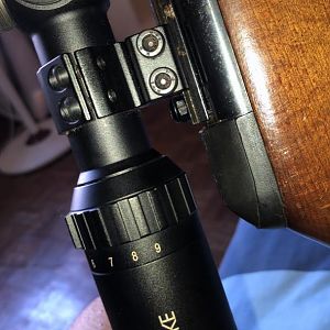 Hawke Scope on Gamo Hunter 440 Air Rifle