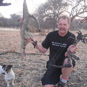 African Wildcat Bow Hunt Namibia