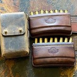 Belt with Cartridge holder, Camera case & Rangefinder case