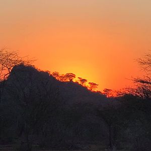 Sunset in Zimbabwe