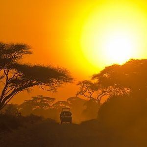 Sunset in Zambia