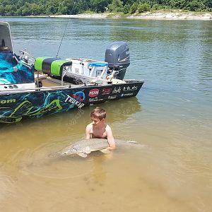 Gar Fishing Texas USA