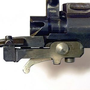 Original Mauser side safety of a late '30 action