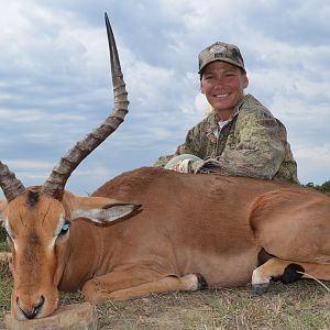 Hunt impala in South Africa