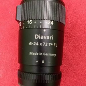 Super Zeiss Fl Diavari 34mm Illuminated 6-24×72mm Scope